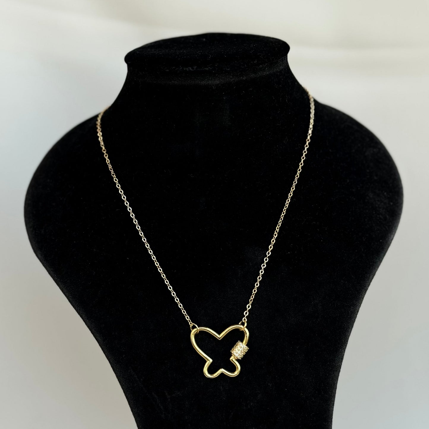 Butterfly Lock Necklace