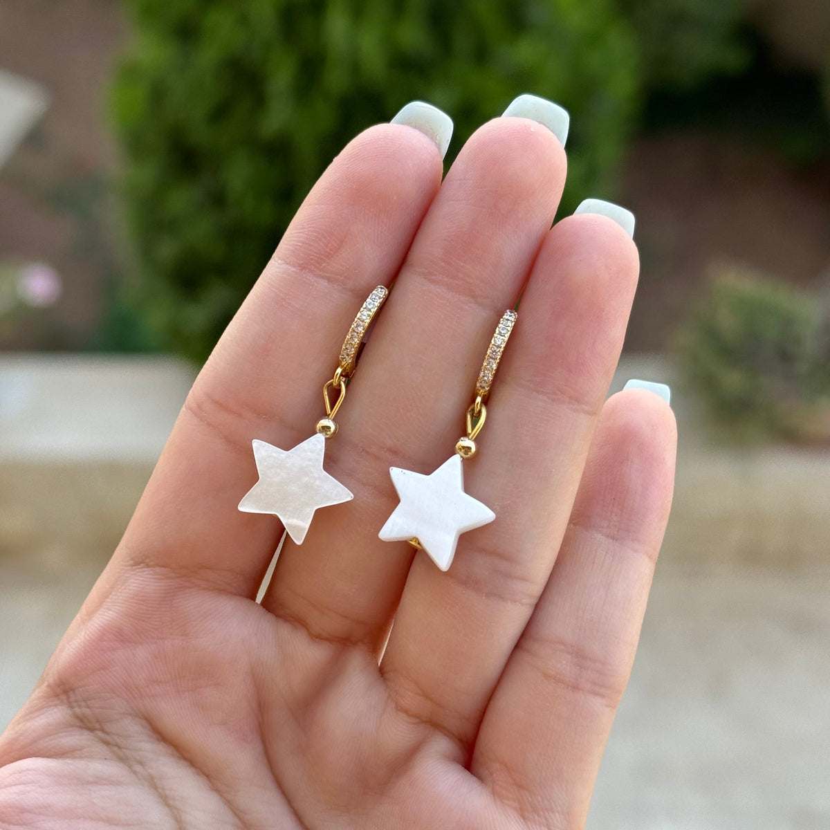 Shell Star Hoop