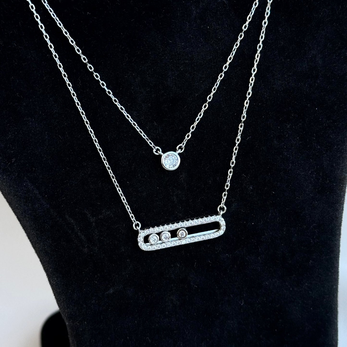 Double Layer Messika Necklace