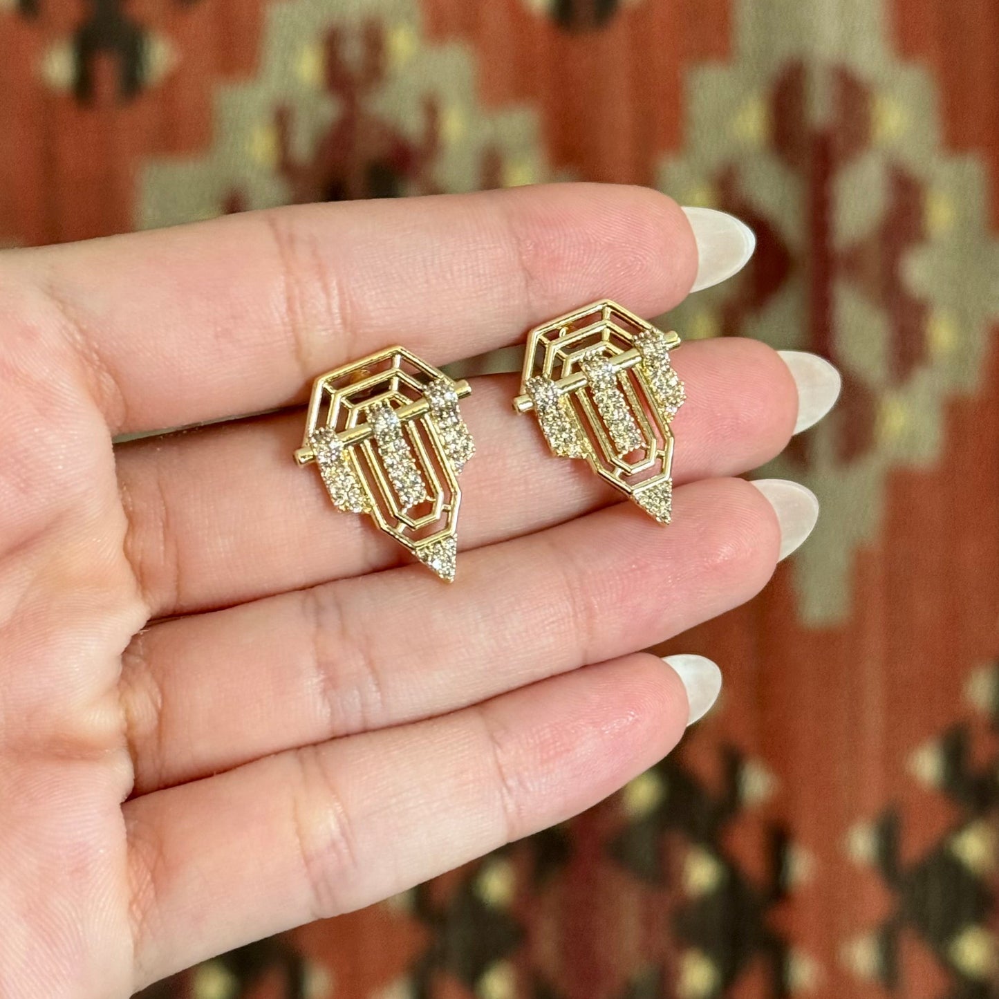 Aurum Hex Earring