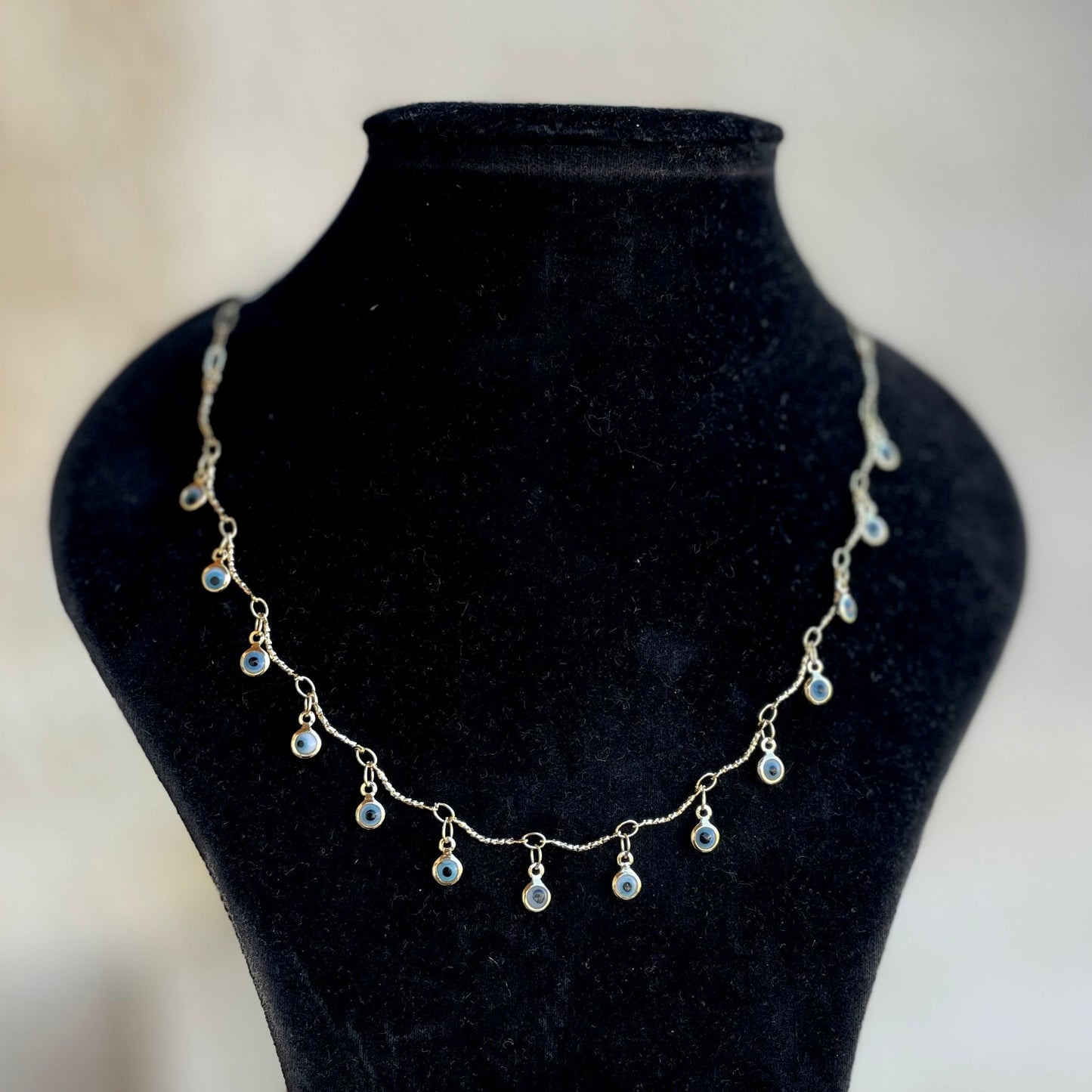 Dangling Evil Eye Necklace