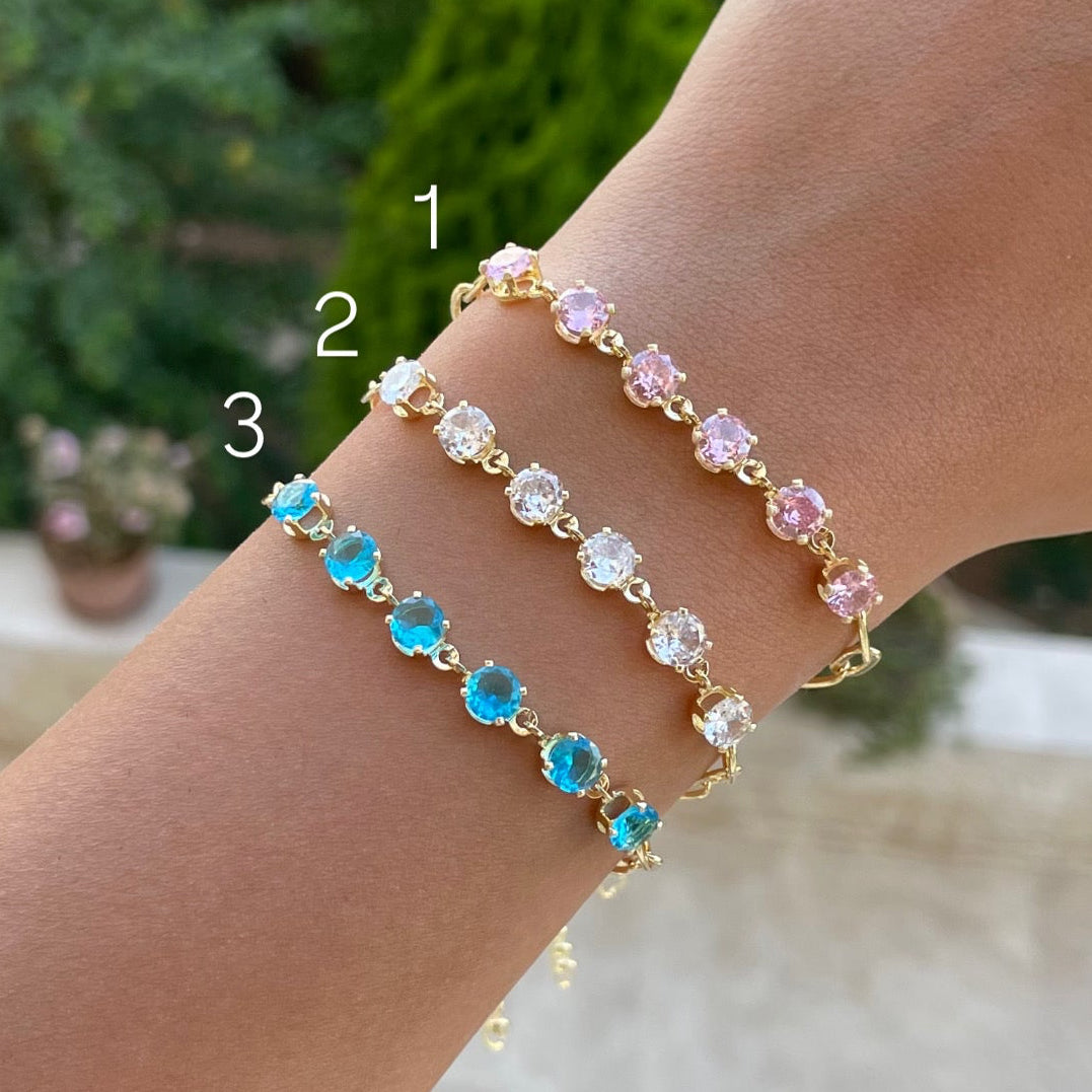 Studded Paperclip Bracelet