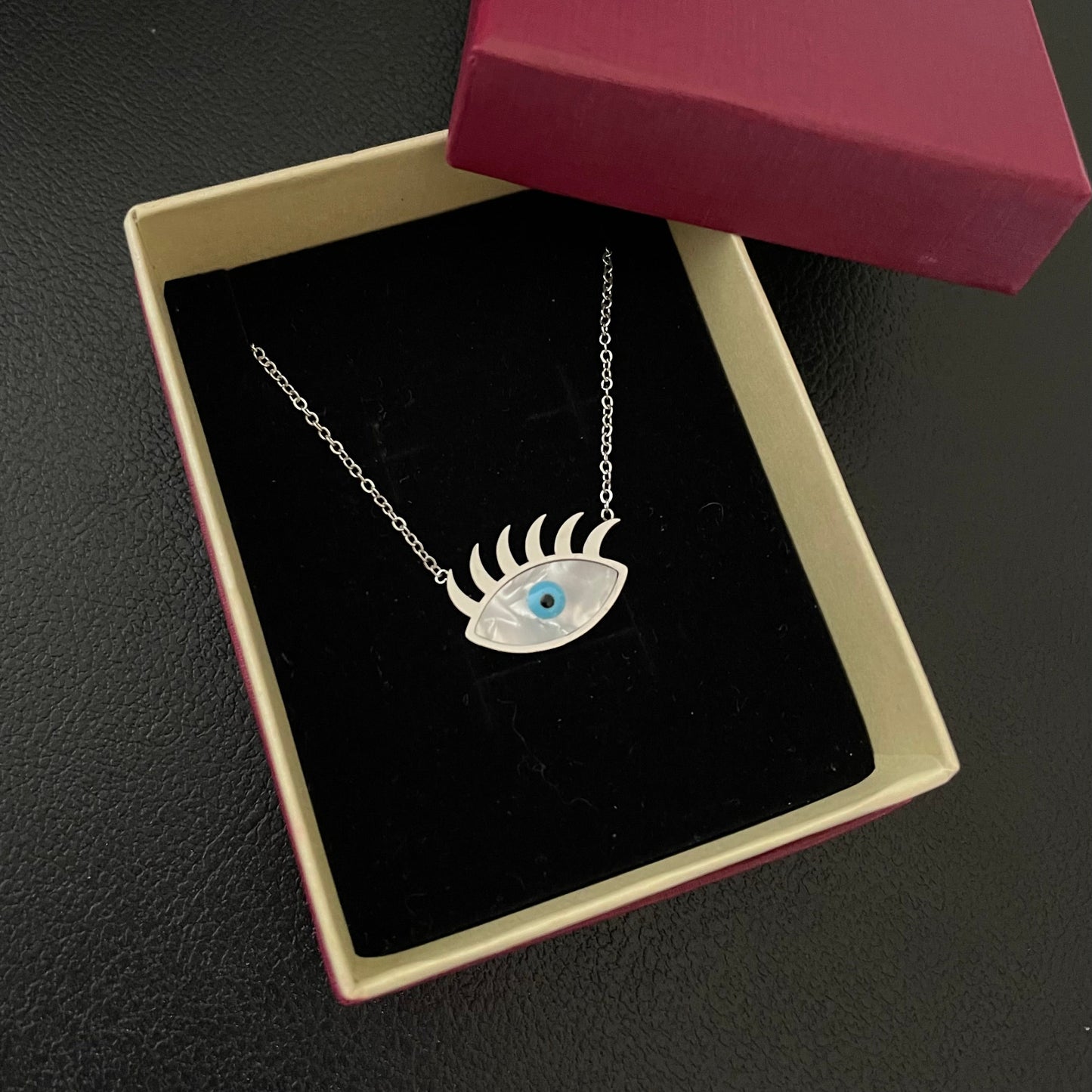 Lashed Eye Necklace