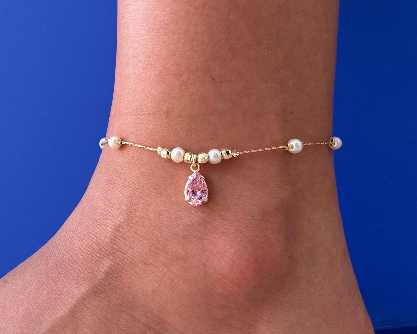 Pearl Drop Pearlina Anklet