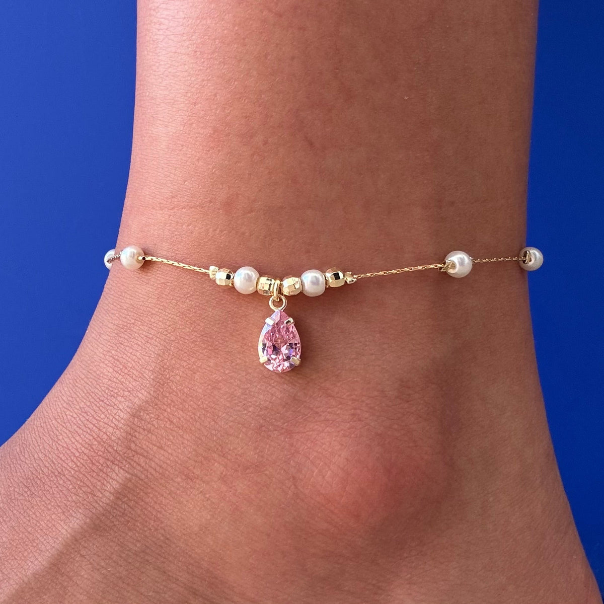 Pearl Drop Pearlina Anklet