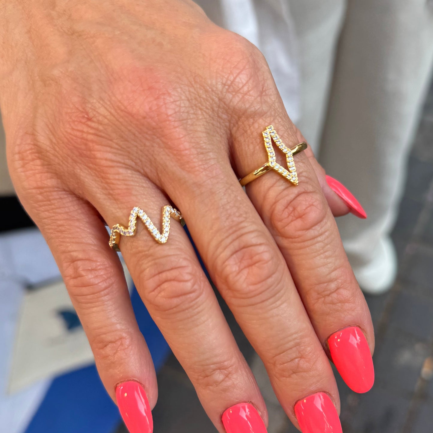 Studded Trendy Rings