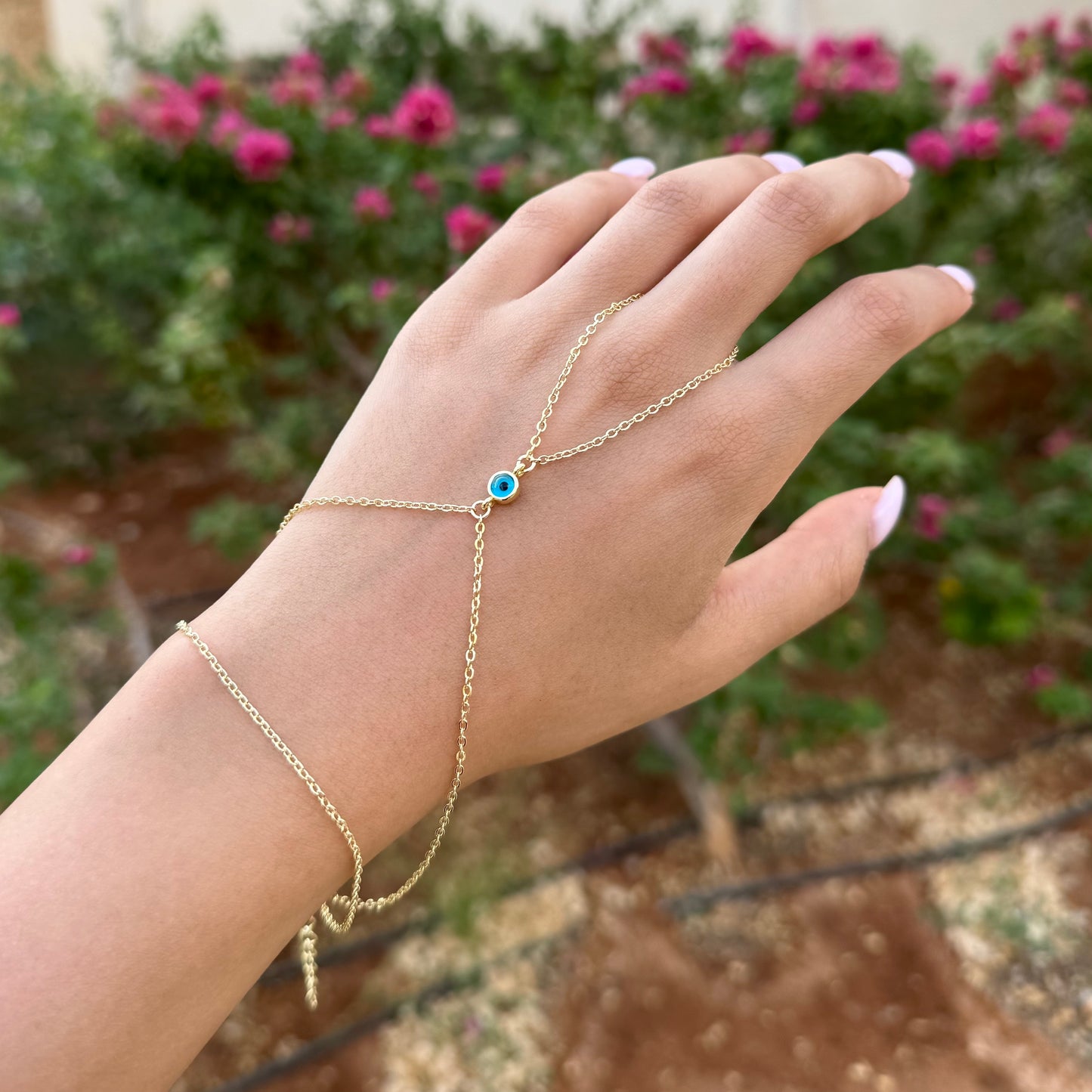 Evil Eye Hand Chain
