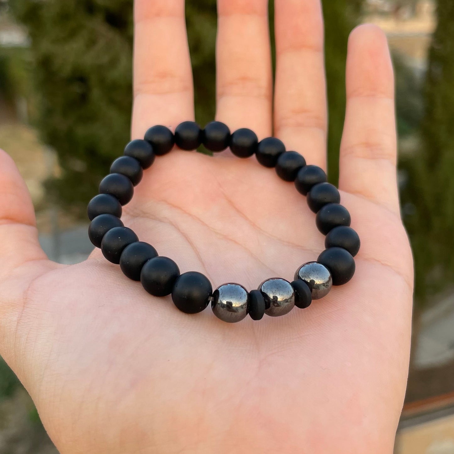 Hematite x Black Onyx Bracelet