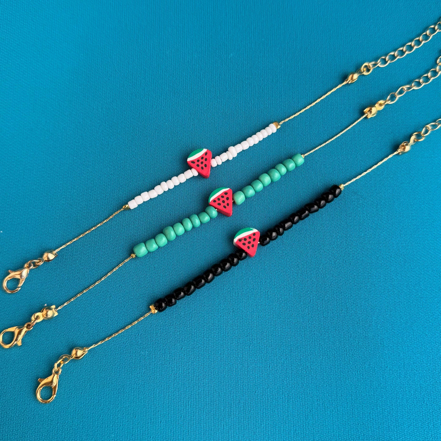 Watermelon Box Chain Bracelet