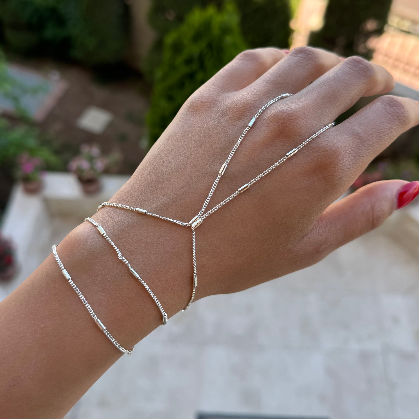 Double Wrap Hand Chain