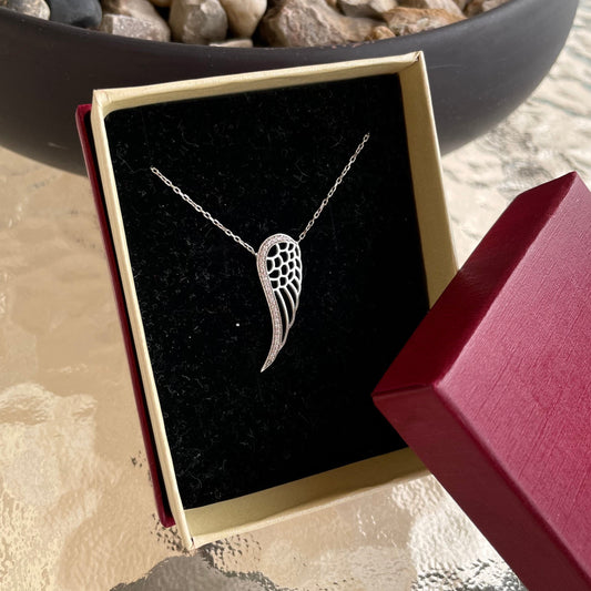 Studded Wing Necklace