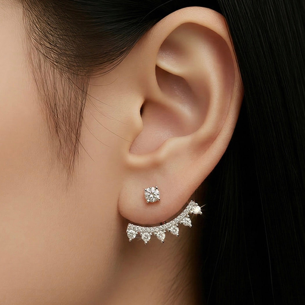 Luna Crown Earring