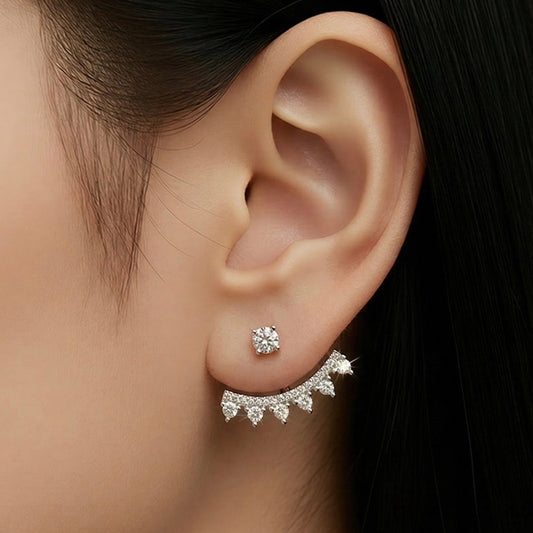 Luna Crown Earring