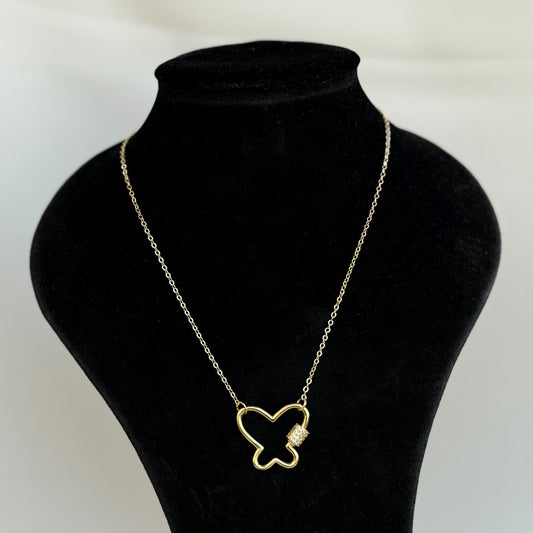 Butterfly Lock Necklace