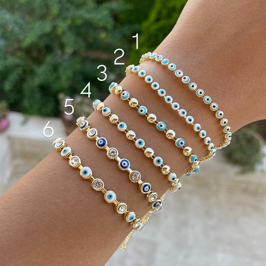 Evil Eye Tennis Bracelets