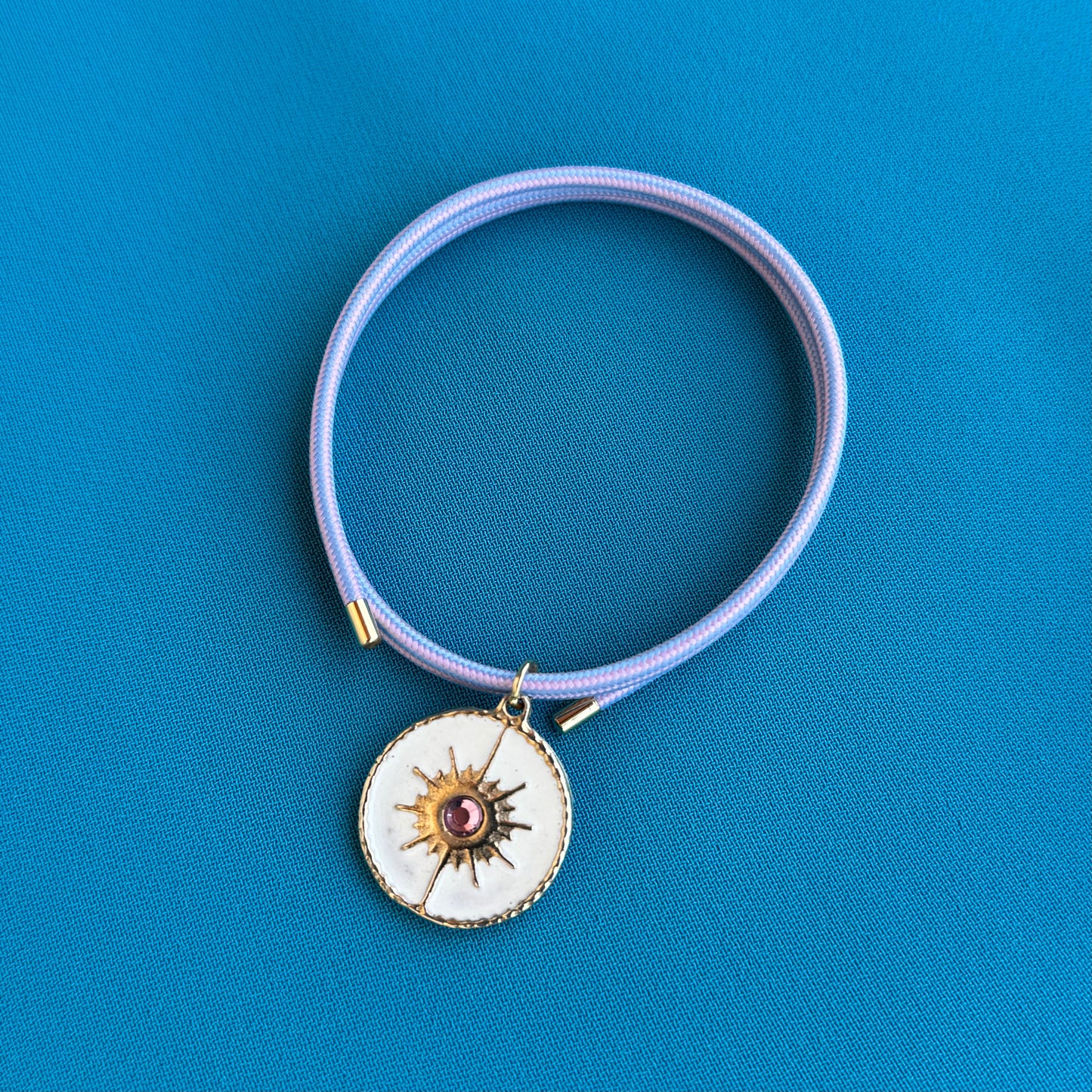 Purple Stud Magnet Necklace