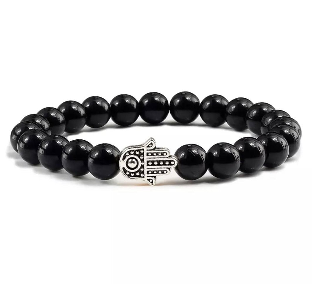 Hamsa Stone Bracelet
