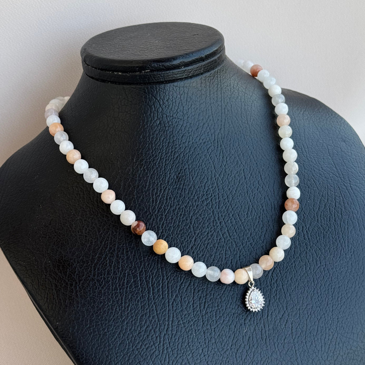 Raindrop Stone Necklace