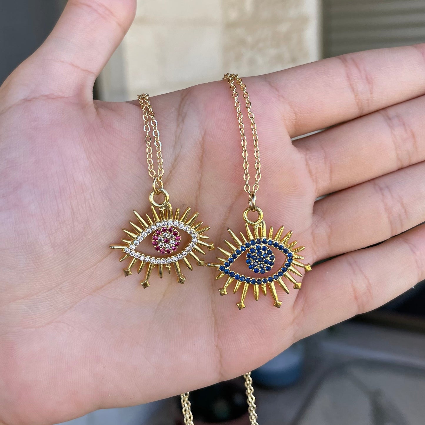 Starburst Eye Necklace