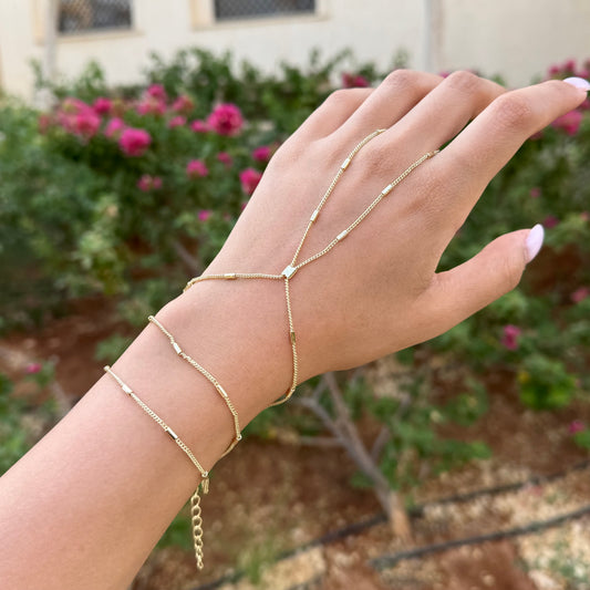 Double Wrap Hand Chain