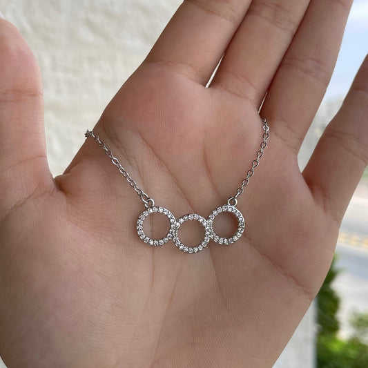 Studded Rings Necklace