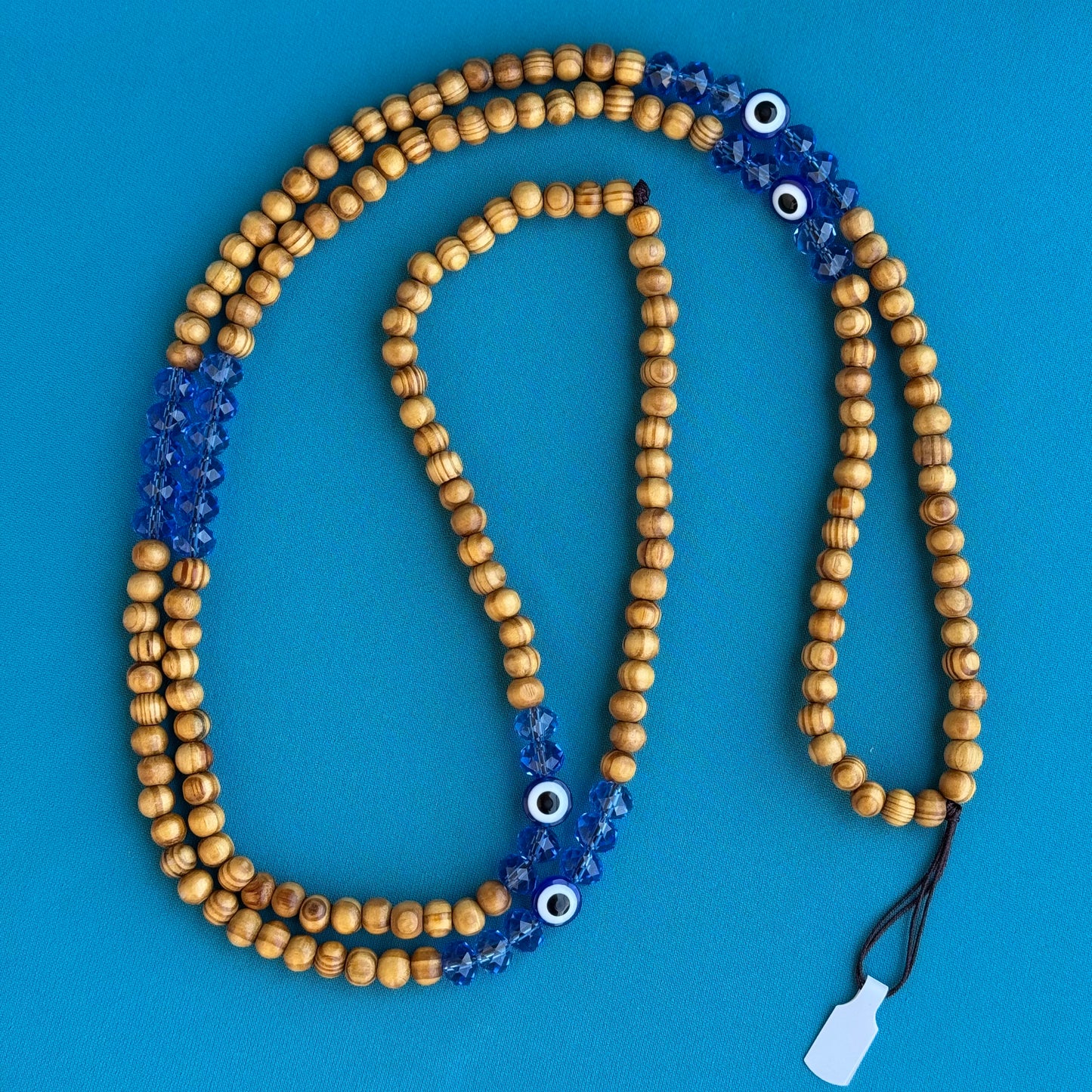 Navy Blue Crystals Mobile Strap