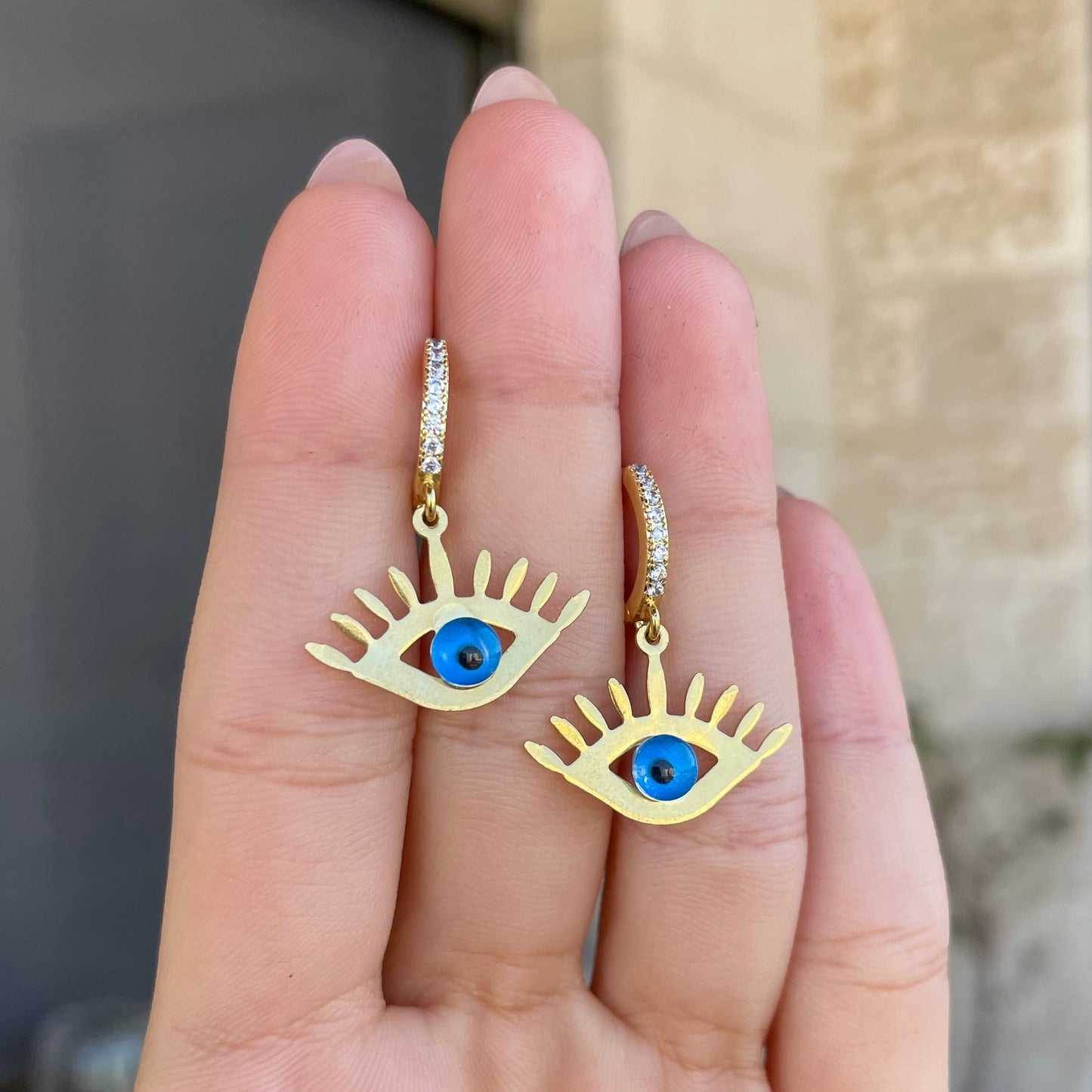 Lashed Eye Hoop