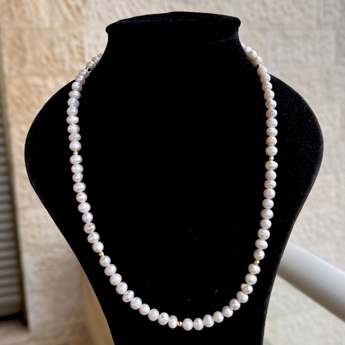 Baroque Pearlina Long Necklace