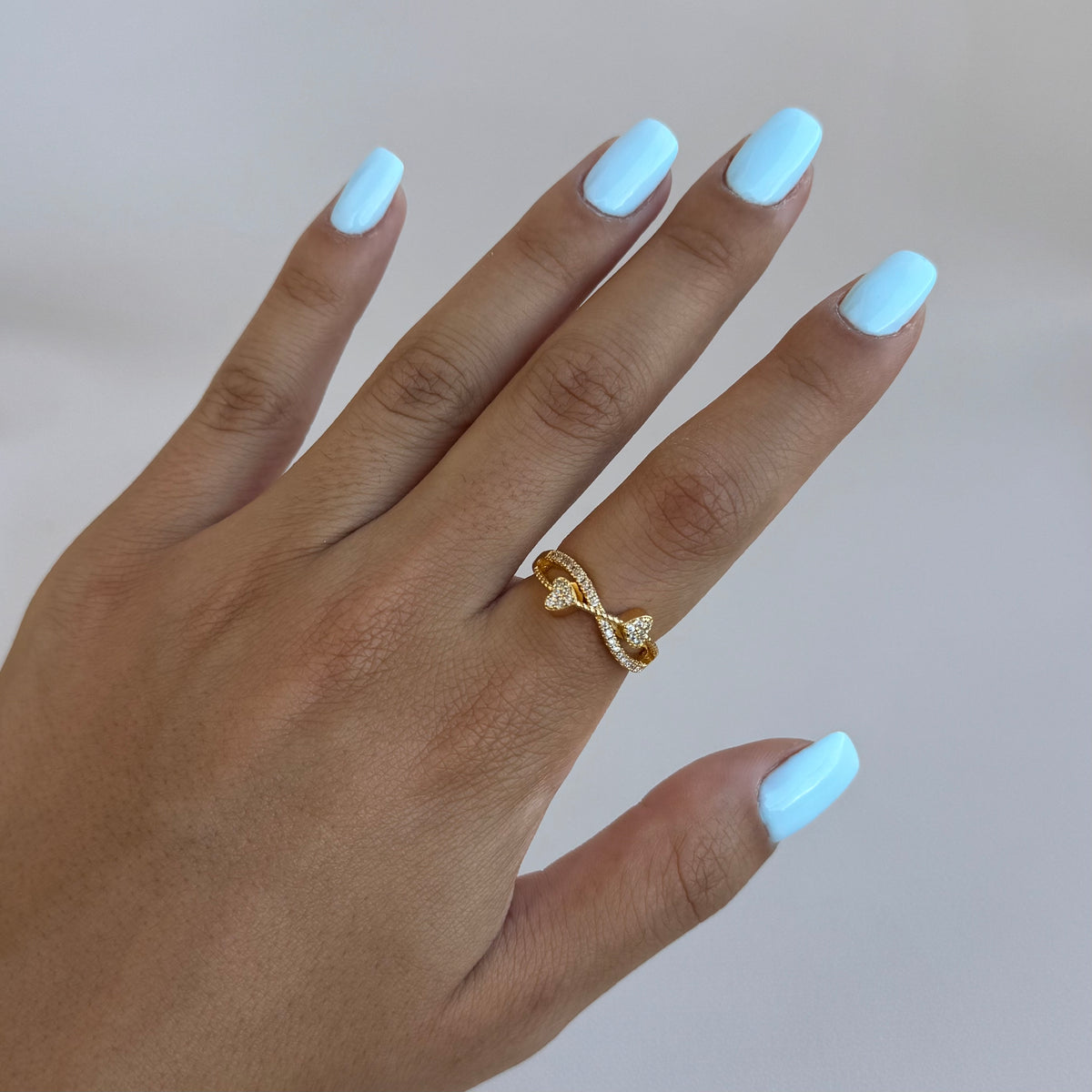 Infinity Hearts Ring