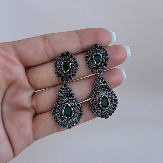 Emerald Drop Earring