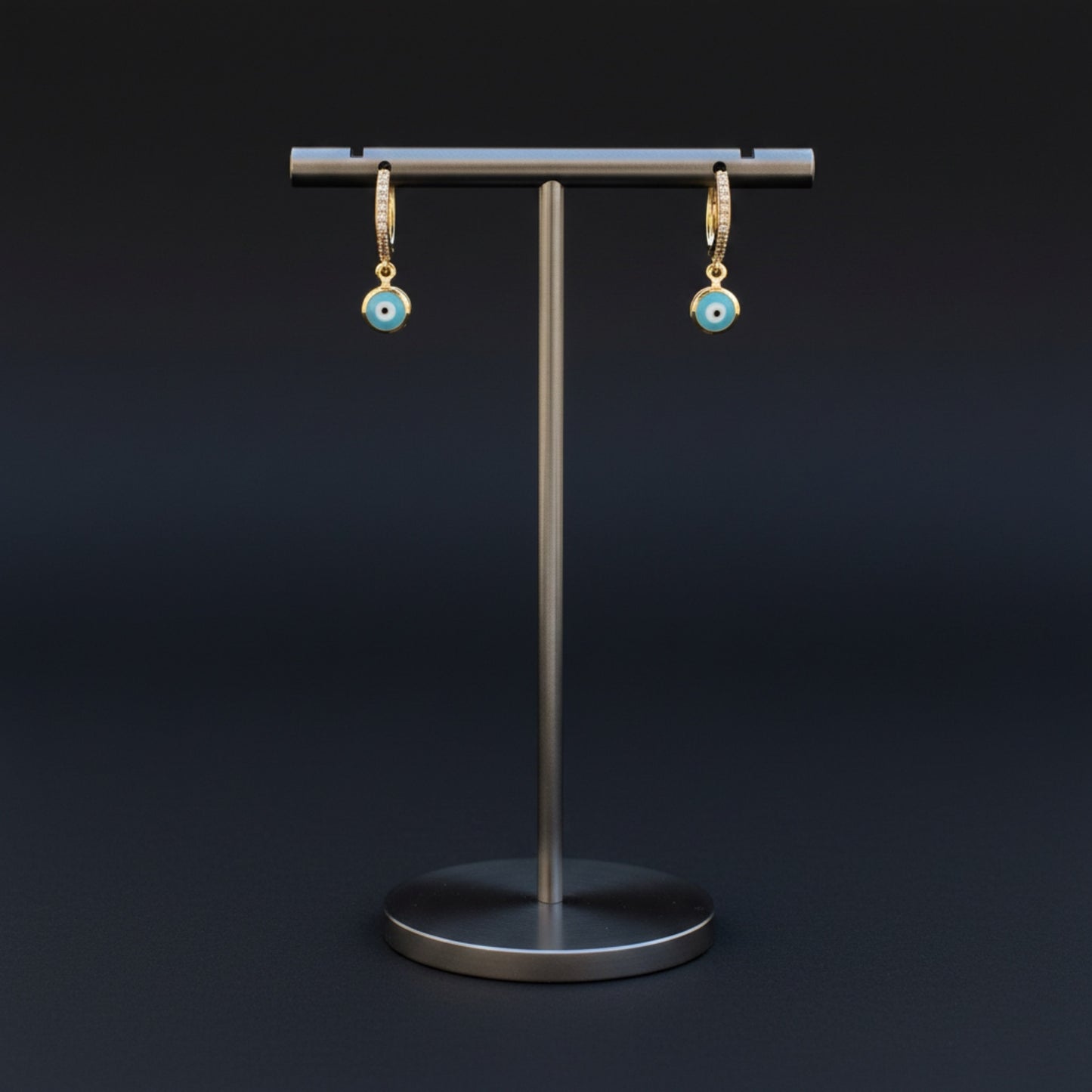 Evil Eye Hoops