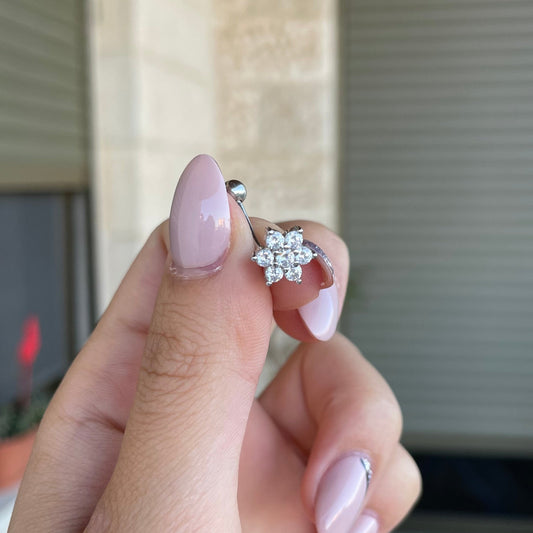 Floral Belly Ring
