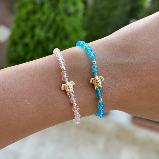 Crystals Turtle Bracelet