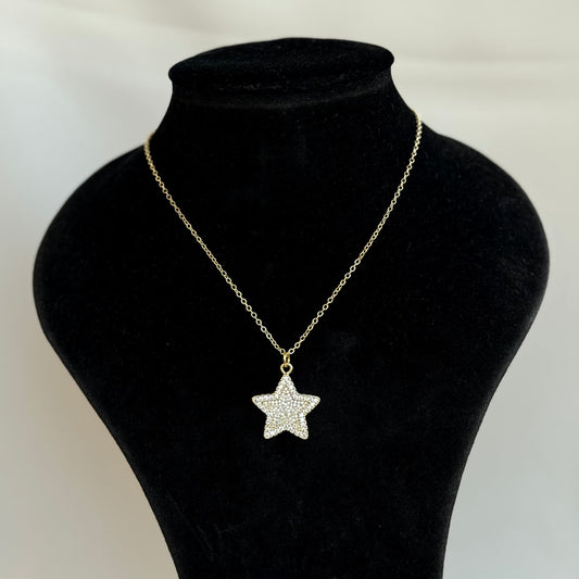 Studded Star Necklace