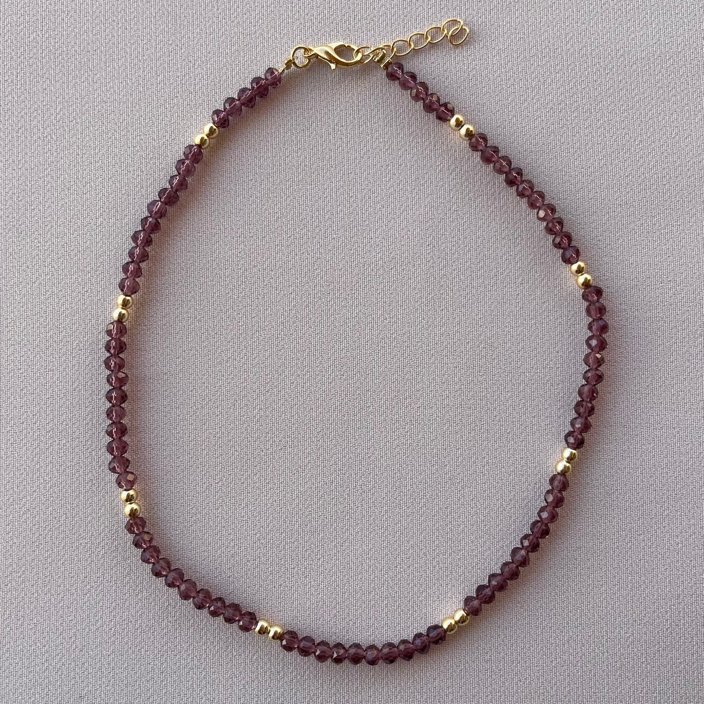 Plain Crystals Choker