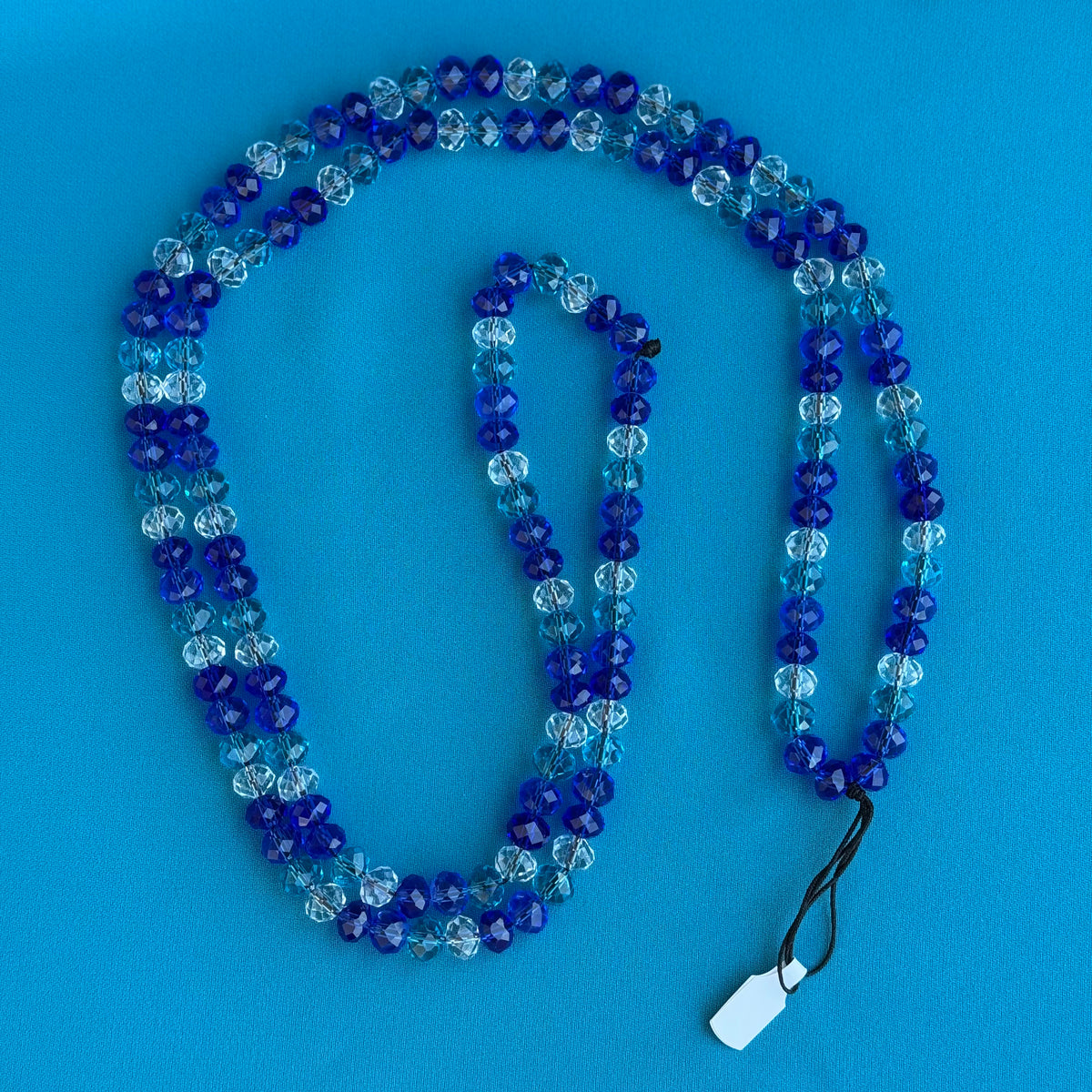 Shades of Blue Crystals Mobile Strap