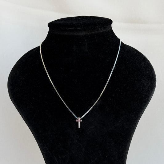 Tiny Cross Necklace