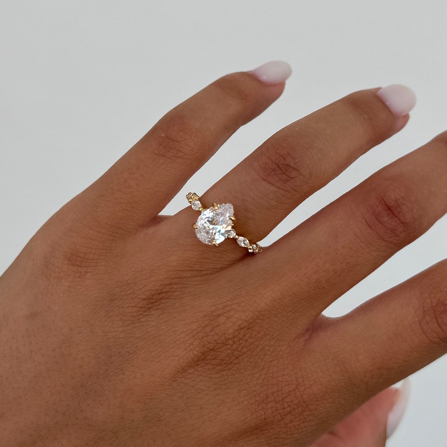 Pear-Shaped Ring