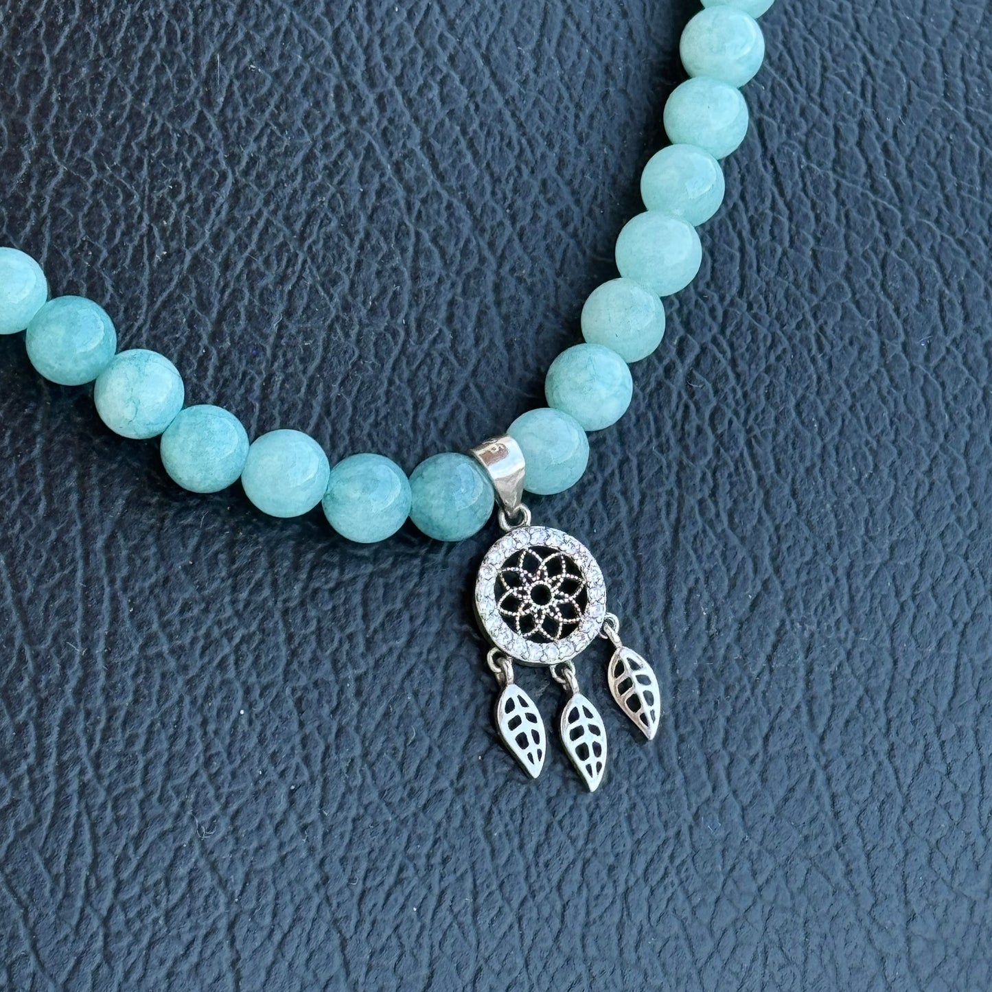 Dream Catcher Aquamarine Necklace