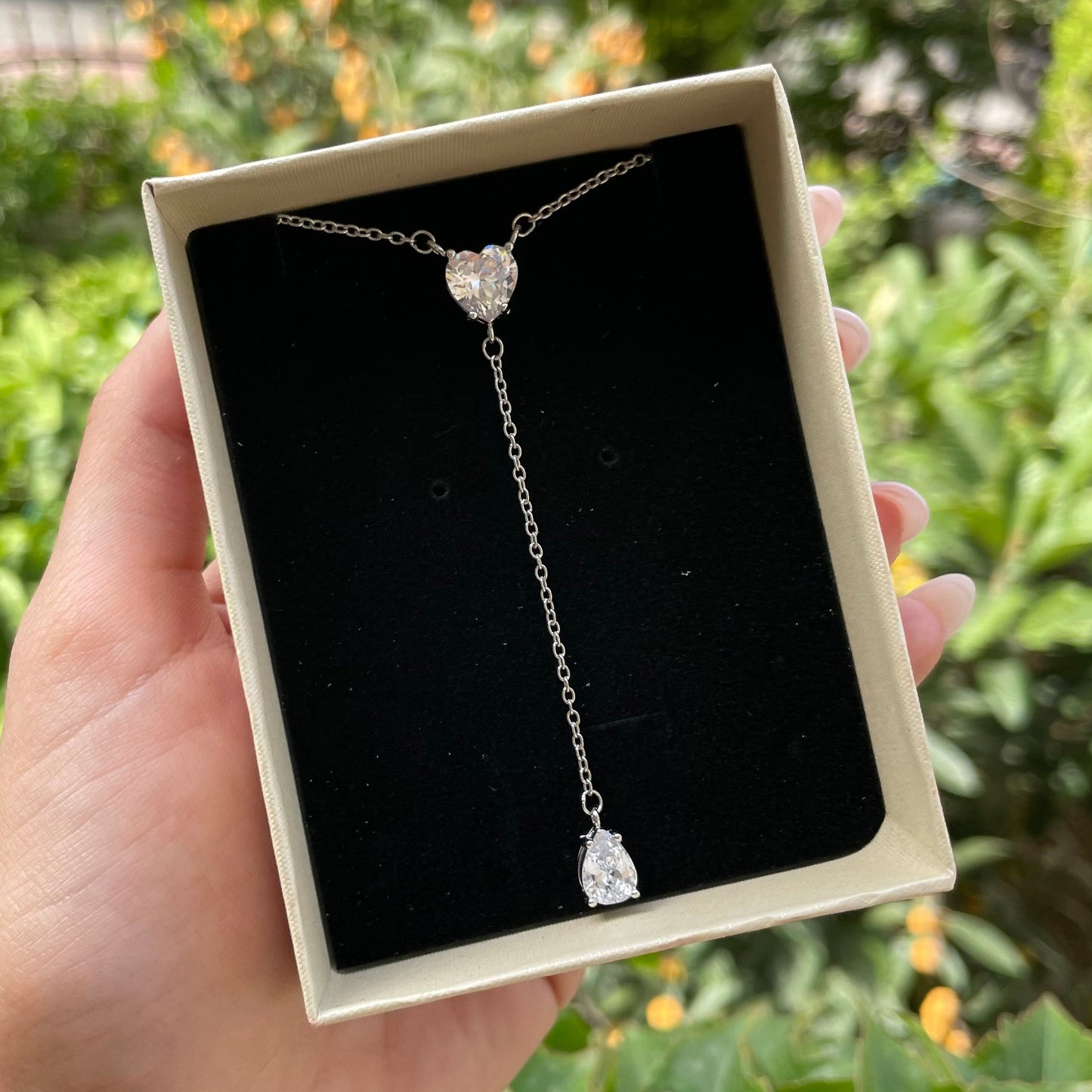Amore Drop Necklace
