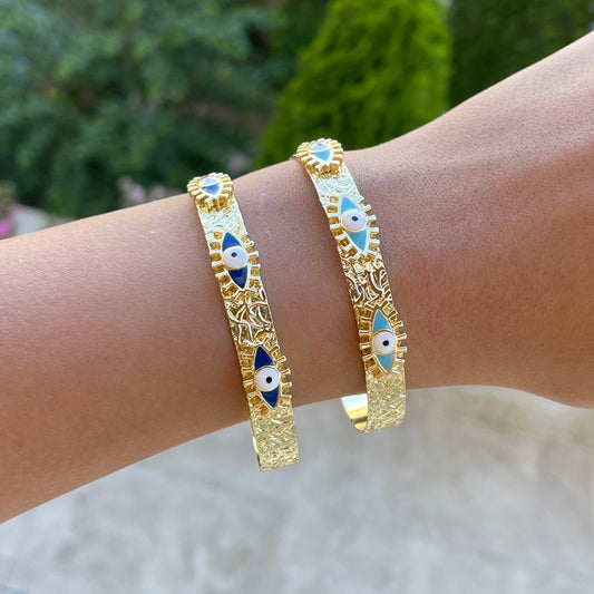 Thick Eye Bangle