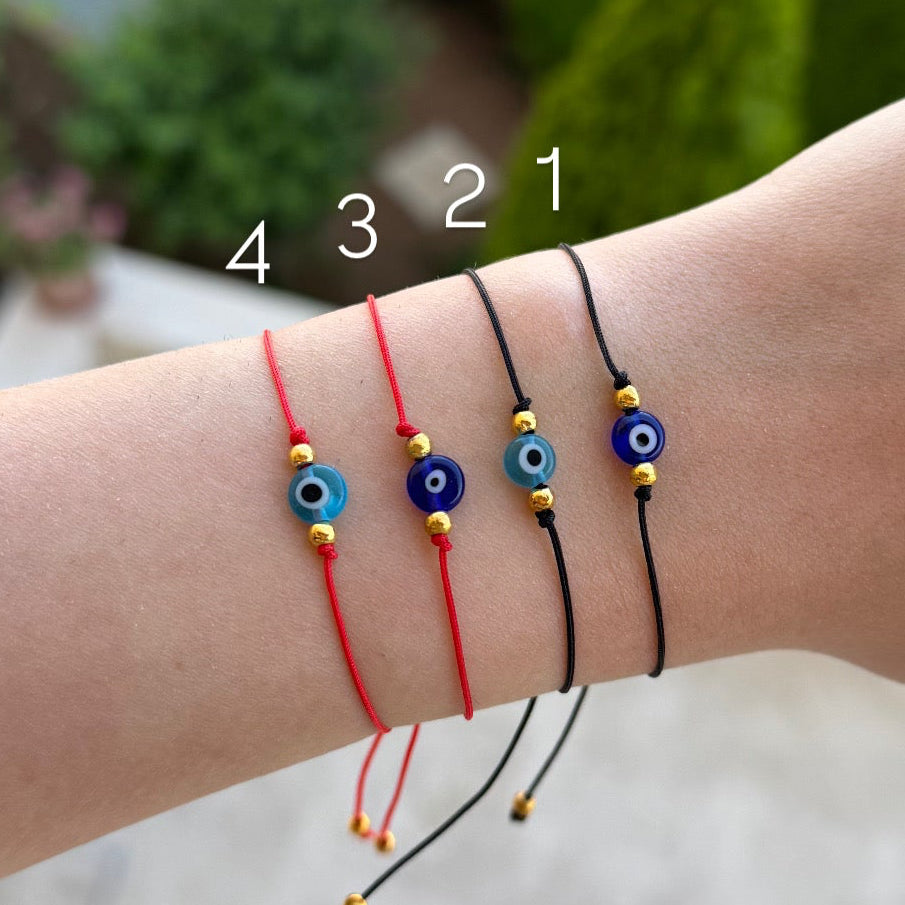 Evil Eye String Bracelet