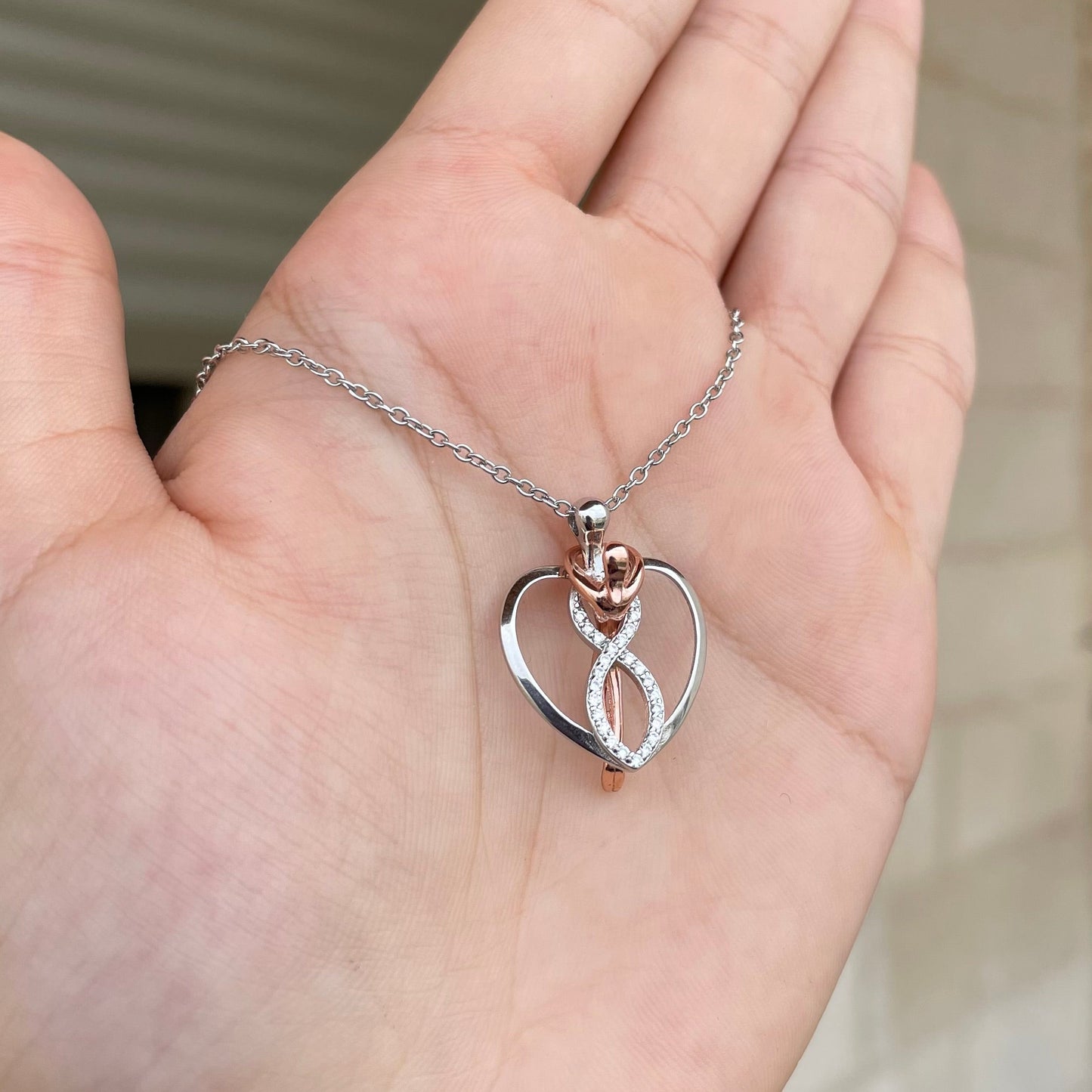 Infinity Heart Necklace