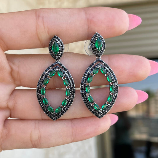 Emerald Statement Earring