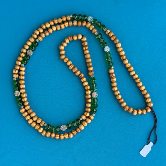 Green Crystals Mobile Strap