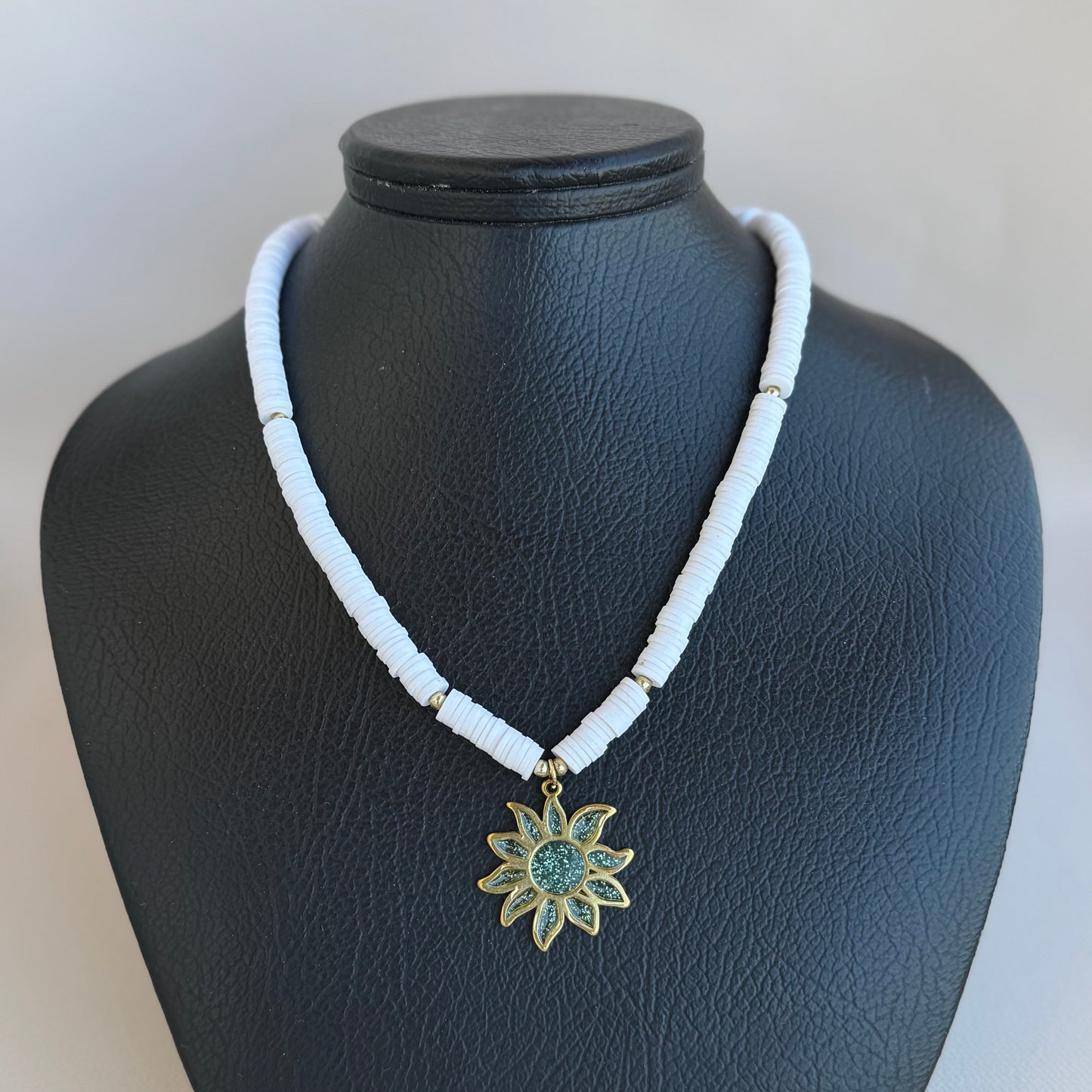 Sparkle Blue Sun Candy Necklace