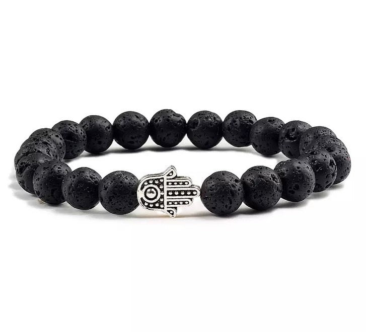 Hamsa Stone Bracelet