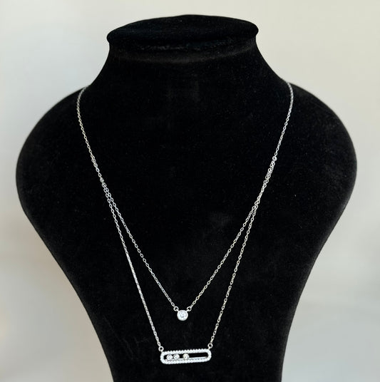 Double Layer Messika Necklace