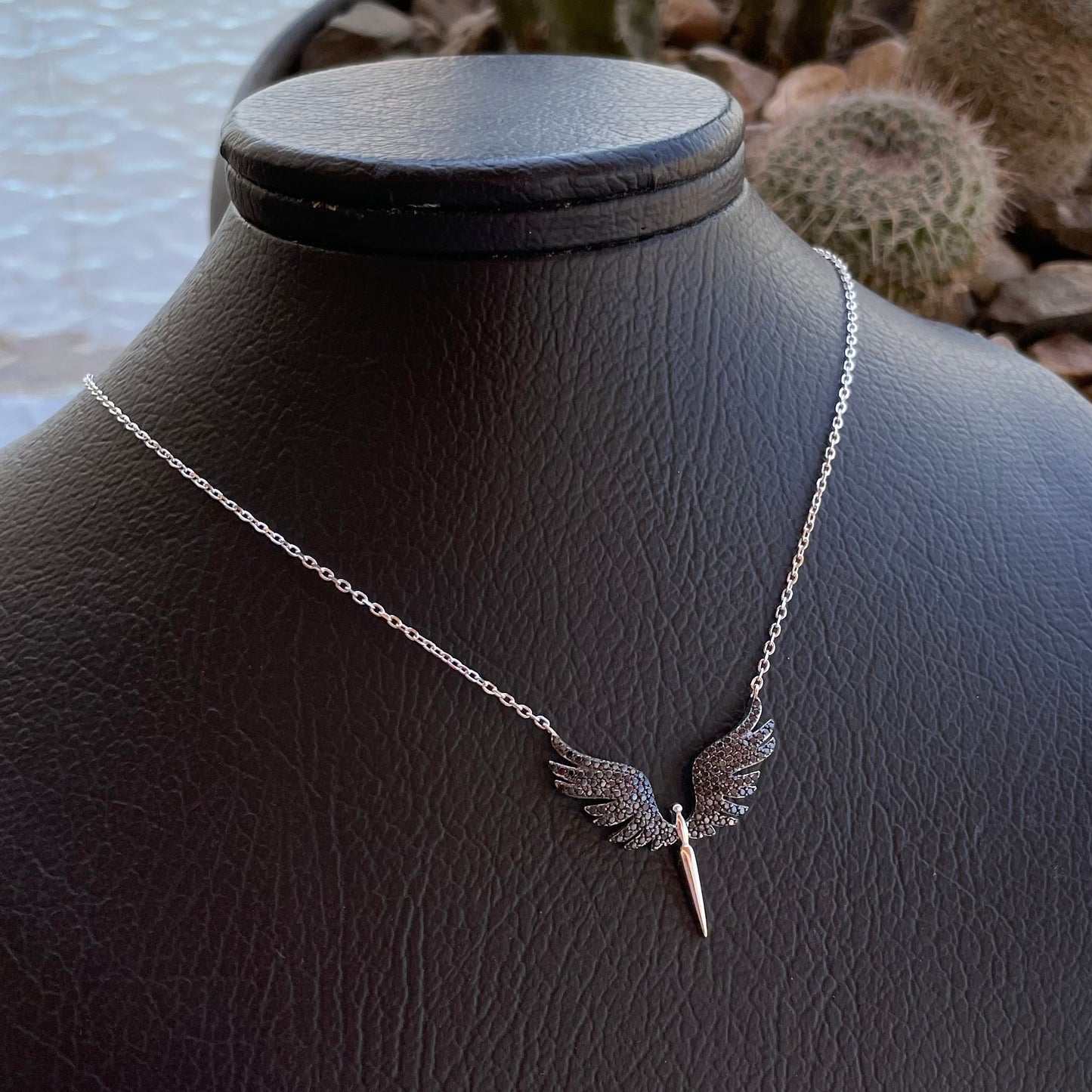 Black Phoenix Necklace