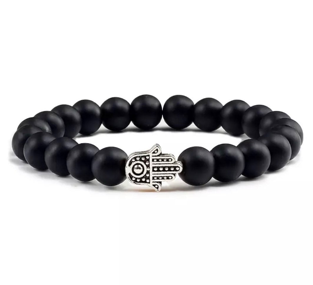 Hamsa Stone Bracelet